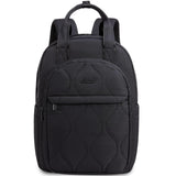 LOVEVOOK Laptop Backpack for Women, College Travel Backpack Puffer Womens Backpack for 15.6 Inch Laptop, Computer Water-Resistant Quilted Casual Daypack, Black