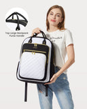 LOVEVOOK Laptop Backpack for Women, Fashion Backpack Purse for Travel with USB Port, Lightweight Casual Daypacks Nurse Teacher Computer Bag for College Work Business, Fit 17" Laptop