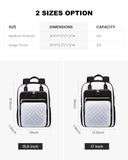 LOVEVOOK Laptop Backpack for Women, Fashion Backpack Purse for Travel with USB Port, Lightweight Casual Daypacks Nurse Teacher Computer Bag for College Work Business, Fit 17" Laptop