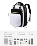 LOVEVOOK Laptop Backpack for Women, Fashion Backpack Purse for Travel with USB Port, Lightweight Casual Daypacks Nurse Teacher Computer Bag for College Work Business, Fit 17" Laptop
