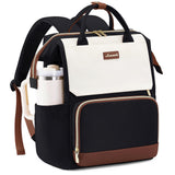 LOVEVOOK Laptop Backpack for Women with Giant Tumbler Holder Pocket, 15.6 inch Travel Work Backpack Purse for Nurse Teacher, Waterproof School Bag College Bookbag Cute Casual Daypack for Girls