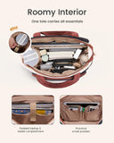 LOVEVOOK Puffer Tote Bag for Women, V - Quilted Puffy Teacher Tote Nurse Bag, Large Shoulder Laptop Purse for Work Travel Gym