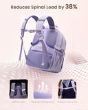 LOVEVOOK School Backpack for Girls Ages 8-16，Cute Student Bookbag for Teen Girls Kids Back to School with Cup Holder, DIY Ita Bag Fit 15.6 Inch Laptop for Elementary & Middle School