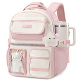 LOVEVOOK School Backpack for Girls, Cute Bookbag for Teen 8-16, DIY Friendly 15.6