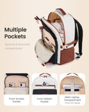 LOVEVOOK School Backpack for Teen Girls，Casual School Backpack 14 - 18 Teenage 15.6 Inch Laptop Bookbag, Cute Big Student Laptop Backpack for College Women Middle High School Travel Daypack, black