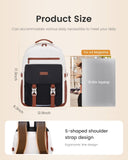LOVEVOOK School Backpack for Teen Girls，Casual School Backpack 14 - 18 Teenage 15.6 Inch Laptop Bookbag, Cute Big Student Laptop Backpack for College Women Middle High School Travel Daypack, black