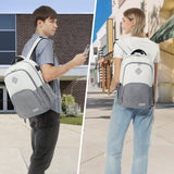LOVEVOOK School Backpack for Women Men Classic Backpack with 15.6" Laptop Compartment Lightweight Bookbag for College Work High School