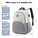 LOVEVOOK School Backpack for Women Men Classic Backpack with 15.6" Laptop Compartment Lightweight Bookbag for College Work High School