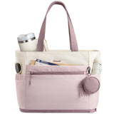 LOVEVOOK Tote Bag for Women, Expandable Laptop Work Bag 15.6 Inch, 33L Large Travel Handbag with 40oz Tumbler Holder, TSA, Aesthetic Nurse Work Bag