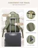 LOVEVOOK Travel Backpack for Women/Men, Personal Item Bag with 3 Packing Cubes Fits 17" Laptop, 50L Travel Backpack Carry on Flight Approved, Water - resistant Carry On Bag for Airplanes