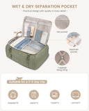 LOVEVOOK Travel Backpack for Women/Men, Personal Item Bag with 3 Packing Cubes Fits 17" Laptop, 50L Travel Backpack Carry on Flight Approved, Water - resistant Carry On Bag for Airplanes
