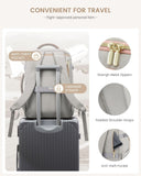 LOVEVOOK Travel Backpack for Women/Men, Personal Item Bag with 3 Packing Cubes Fits 17" Laptop, 50L Travel Backpack Carry on Flight Approved, Water - resistant Carry On Bag for Airplanes