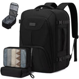 LOVEVOOK Travel Carry on Backpack for Men Women,Expandable 40L Extra Large Travel Laptop Backpack,Water Resistant Durable TSA Airline Approved Business College Carry on Bag Fit 17 Inch Computer,3 Pcs