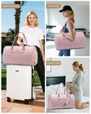 LOVEVOOK Travel Duffle Bag, Weekender Bag for Women with Toiletry Bag, Carry on Overnight Bag with Shoe Compartment, Gym Duffel Bag with Wet Pocket, Mommy Hospital Bags for Labor and Delivery