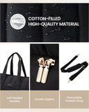 LOVEVOOK Travel Duffle Bag,Puffer Weekender Bags For Women with Shoe Compartment,42L Carry On Duffel Overnight Bags For Airplanes,Hospital Bag for Labor and Delivery,3Pcs Set
