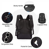LOVEVOOK Travel Laptop Backpack Waterproof Anti Theft Backpack with Lock and USB Charging Port Large 17-17.3 Inch Computer Business Backpack for Men Women Blue