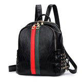Lowille Backpack Purse For Women Mini PU Leather Rucksack Fashion Small Daypack Travel Shoulder Bag Tote Handbag (Small Black) | Backpacks4Less