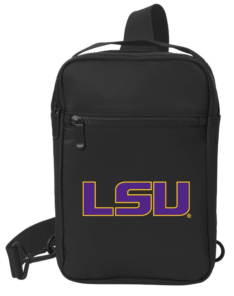 LSU Crossbody Bag - Versatile Travel, Sports, or Gameday Bag For LSU Tigers Fans and Alumni, Men or Women