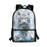 Luarisgur 3D Tiger Backpack for Boys Girls School Bag Bookbag for Kindergarten Elementary Middle School Bag Cool Animal Children's Schoolbag Back to School Supplies Bag for Teen Kids