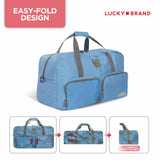 Lucky Travel Duffel Bags 65L, Gym Bag, Travel Bag & Large Duffle Bag for Men, Foldable Overnight Weekender Bags for Women & Men with Adjustable Shoulder Strap,