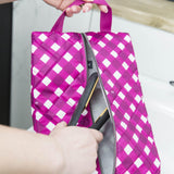 Lug Flash SE & Tuck Travel Set, GINGHAM EVERGREEN