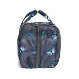 Lug Flatbed Slim Cosmetic Case, PAWS NAVY