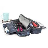 Lug Flatbed Slim Cosmetic Case, PAWS NAVY