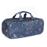 Lug Flatbed Slim Cosmetic Case, PAWS NAVY