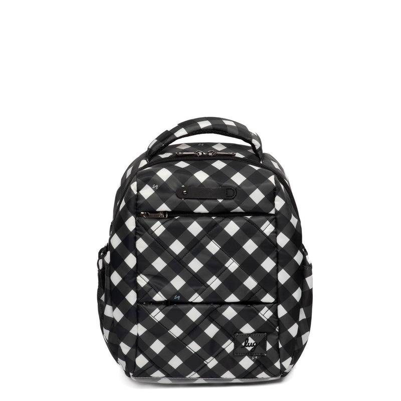 Lug Hopper Shorty Backpack, GINGHAM BLACK