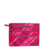 Lug Kickline Triple Zip Storage Pouch, LIME