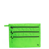 Lug Kickline Triple Zip Storage Pouch, LIME