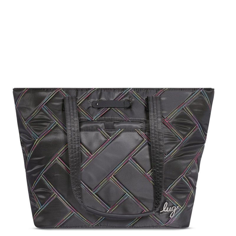 Lug Skyliner Tote Bag, BLACK RAINBOW STITCH