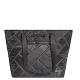 Lug Skyliner Tote Bag, BLACK RAINBOW STITCH