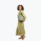 Lug Skyliner Tote Bag, BLACK RAINBOW STITCH