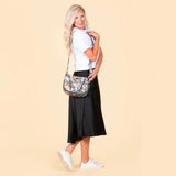 Lug Swivel Convertible Crossbody Bag, Lily Grey