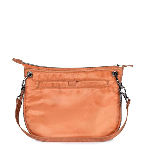 Lug Swivel Convertible Crossbody Bag, Lily Grey