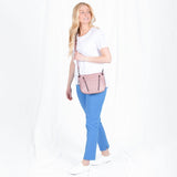 Lug Swivel Convertible Crossbody Bag, Lily Grey