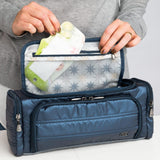 Lug Trolley Cosmetic Case, BUTTERFLY GREY