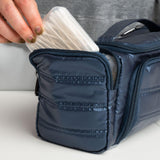 Lug Trolley Cosmetic Case, BUTTERFLY GREY