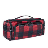 Lug Trolley XL Cosmetic Case, BUFFALO CHECK RED