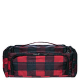 Lug Trolley XL Cosmetic Case, BUFFALO CHECK RED