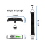 Luggage Scale, Easy to Carry, Small in Size, Suitable for Carrying, 110 pounds, Will be a Popular Luggage Scale in The Future (1), 5.9x4.2x1.49inches