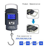 Luggage Scale with Battery Automatic Reading, Many Ways of use, Accurate Numbers, The Perfect Multifunctional Scale, a Good Helper for Your Travel and Fishing