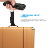 Luggage Scales,Ocs‑8 50kg/110lb Portable Digital Luggage Scale Travel Hanging Luggage Scale Electronic Weight with LCD Digital Display