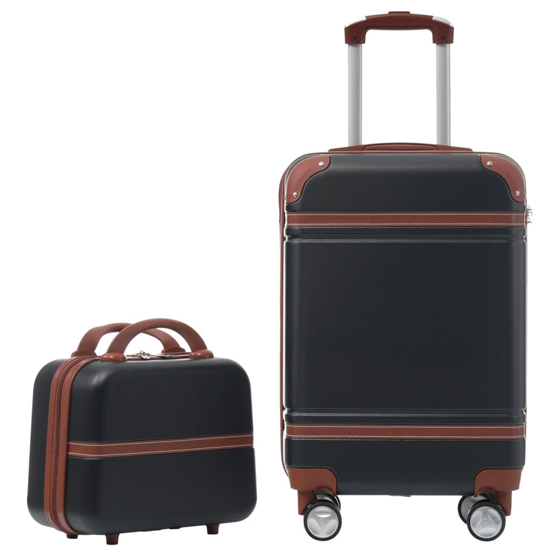 Luggage Sets 2 Piece Luggage, ABS Hardside Suit case Spinner Wheels Lightweight Lock
