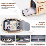 Luggage Sets 5 Piece, Carry On Luggage 20In With Spinner Wheels, Hardside Suitcase Set with TSA Lock,Durable Checked Large Suitcase With Travel Backpack for Men - 20in/24in/28in (Beige, 5 piece set)