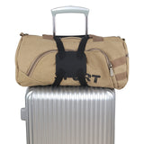 Luggage Straps Bag Bungee， Luggage Straps Suitcase Adjustable Belt，Add a Bag Easy to Travel Suitcase Elastic Strap Belt – (Black)
