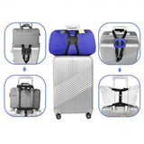 Luggage Straps Bag Bungee， Luggage Straps Suitcase Adjustable Belt，Add a Bag Easy to Travel Suitcase Elastic Strap Belt – (Black)