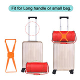 Luggage Straps Bag Bungees for Add a Bag Easy to Travel Suitcase Elastic Strap Belt (Black, M - Black)