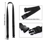 Luggage Straps for Suitcases TSA Approved, Travel Accessories to Connect Two Suitcase, Add Bag Luggage Straps for Carry On Your 3 Luggages Adjustable Buckle Belt, 2Pack Black